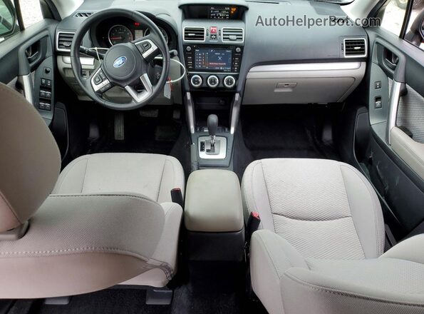 JF2SJAEC2HH478627 2017 SUBARU FORESTER Burgundy წინა პანელის ხედი