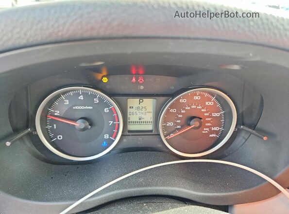 JF2SJAEC2HH508449 2017 SUBARU FORESTER Белый Вид щитка приборов