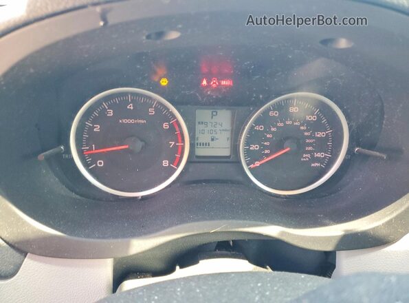 JF2SJAEC2HH534629 2017 SUBARU FORESTER Blue Instrument cluster view