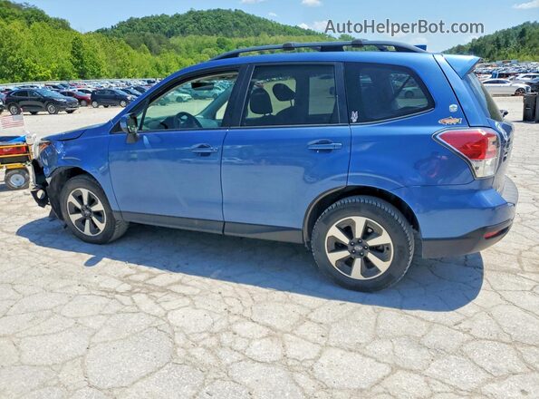 JF2SJAEC2HH534629 2017 SUBARU FORESTER Blue Rear left