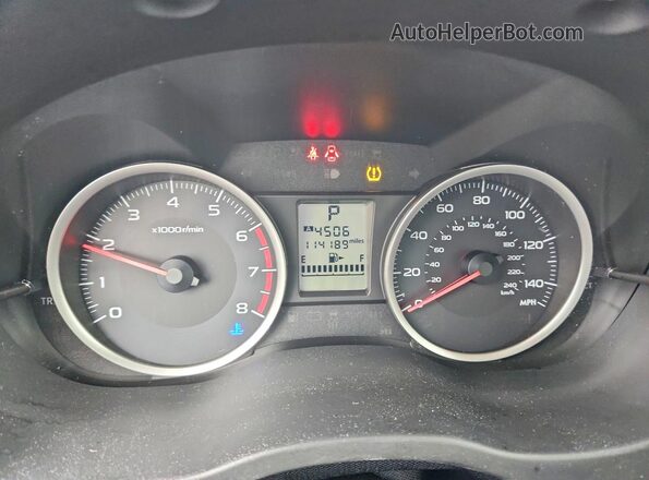 JF2SJAEC3HH401815 2017 SUBARU FORESTER Silver Instrument cluster view