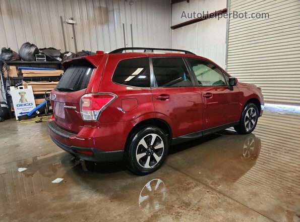 JF2SJAEC4JH422159 2018 SUBARU FORESTER Burgundy 