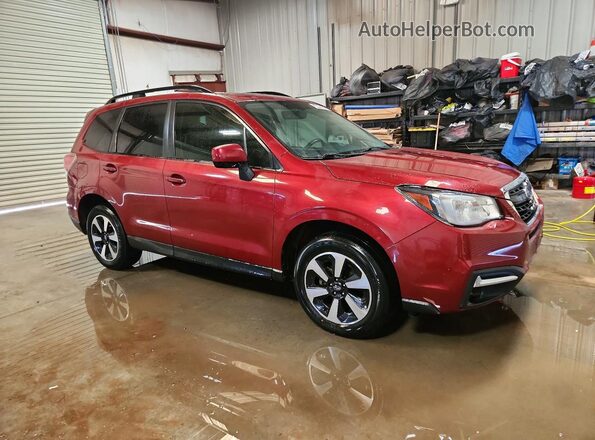 JF2SJAEC4JH422159 2018 SUBARU FORESTER Burgundy 