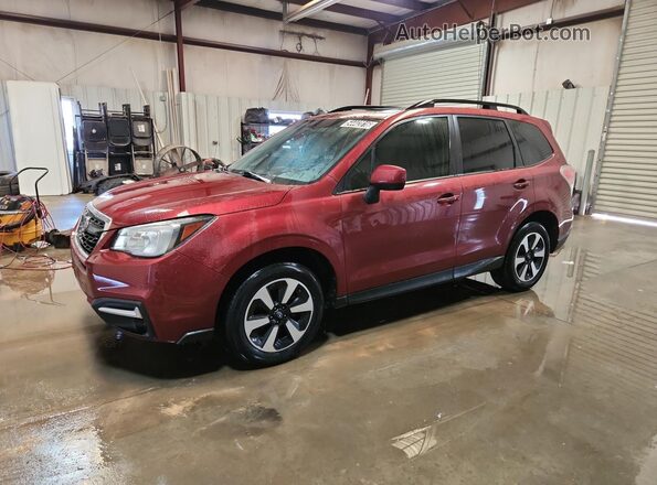 JF2SJAEC4JH422159 2018 SUBARU FORESTER Burgundy 