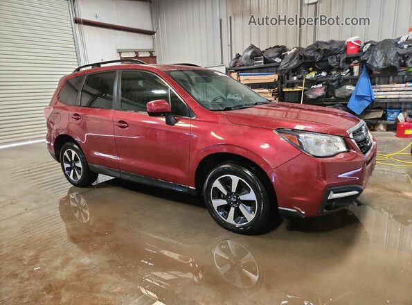 JF2SJAEC4JH422159 2018 SUBARU FORESTER Burgundy 