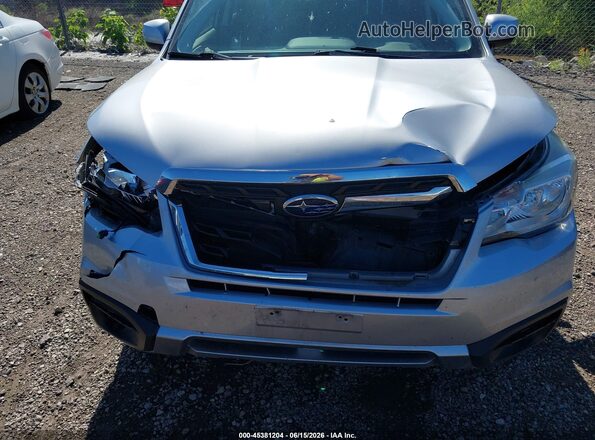 JF2SJAEC4JH434618 2018 SUBARU FORESTER Silver Вид спереду