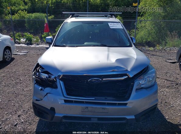 JF2SJAEC4JH434618 2018 SUBARU FORESTER Silver Вид щитка приладів