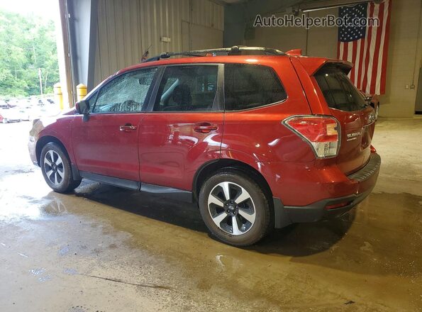 JF2SJAEC4JH537828 2018 SUBARU FORESTER Red 