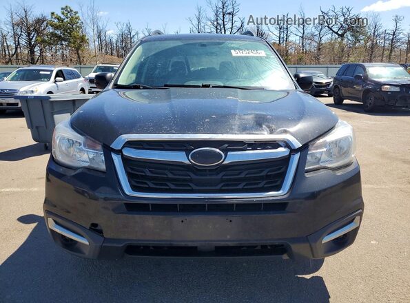 JF2SJAEC4JH542303 2018 SUBARU FORESTER Black Вид спереду