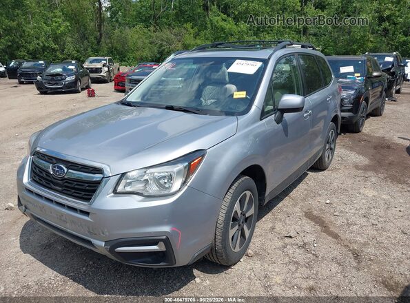 JF2SJAEC6HH408502 2017 SUBARU FORESTER Серебряный Передняя левая четверть