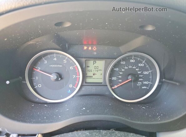 JF2SJAEC6HH486021 2017 SUBARU FORESTER Silver Вид щитка приладів