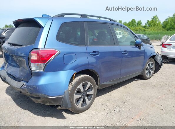 JF2SJAEC6JH455289 2018 SUBARU FORESTER Blue Հետևի աջ