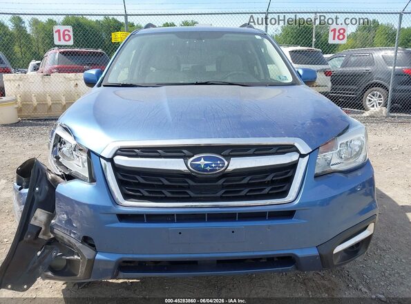 JF2SJAEC6JH455289 2018 SUBARU FORESTER Blue Առջևի վահանակի տեսք