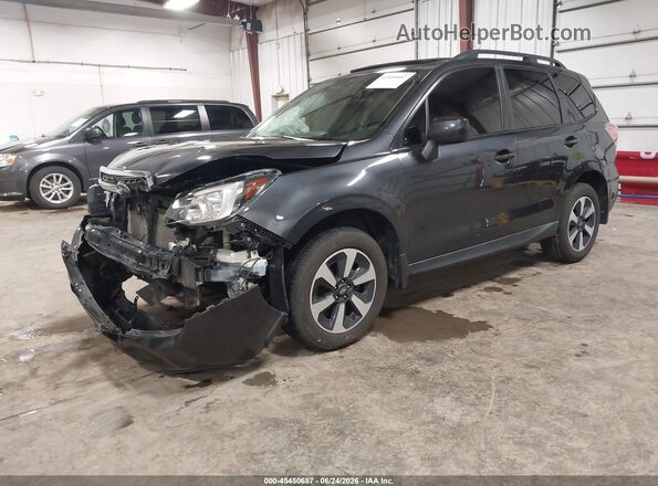 JF2SJAEC6JH601254 2018 SUBARU FORESTER Blue წინა მარცხენა ხედი სამი მეოთხედიდან