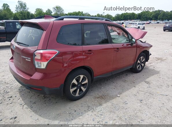 JF2SJAEC7HH400859 2017 SUBARU FORESTER Burgundy Задня права чверть