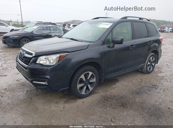 JF2SJAEC7JH441322 2018 SUBARU FORESTER Black Передня ліва чверть