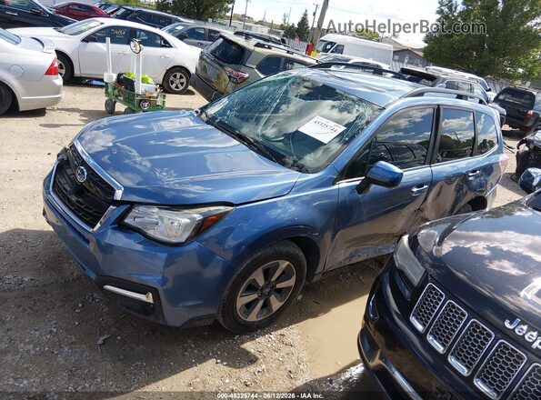 JF2SJAEC8HH401132 2017 SUBARU FORESTER Blue Vista tres cuartos delantera izquierda