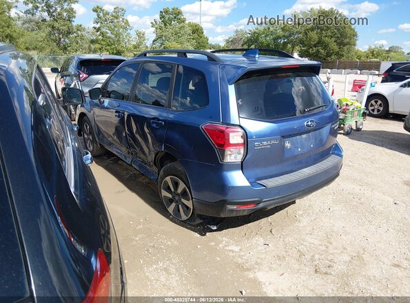JF2SJAEC8HH401132 2017 SUBARU FORESTER Blue Trasero izquierdo