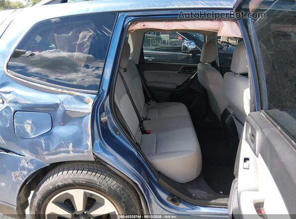 JF2SJAEC8HH401132 2017 SUBARU FORESTER Blue Vista de la etiqueta del VIN