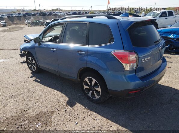 JF2SJAEC8HH511839 2017 SUBARU FORESTER Light Blue Trasero izquierdo