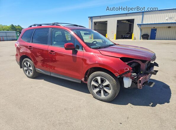 JF2SJAEC8HH581115 2017 SUBARU FORESTER Burgundy Delantero derecho