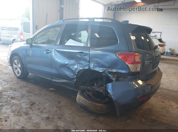 JF2SJAEC8JH474555 2018 SUBARU FORESTER Синий Задняя левая четверть