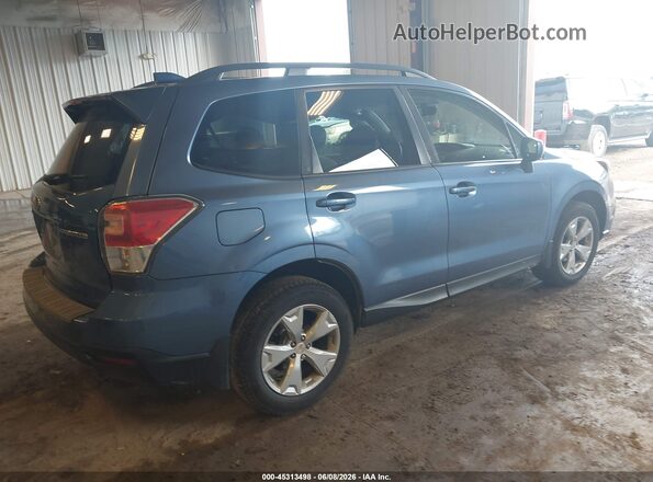 JF2SJAEC8JH474555 2018 SUBARU FORESTER Синий Задняя правая четверть