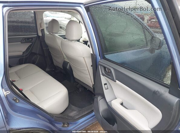 JF2SJAECXHH572707 2017 SUBARU FORESTER Blue Vista de la etiqueta del VIN