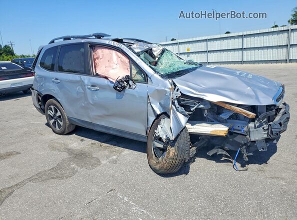 JF2SJAECXJH403082 2018 SUBARU FORESTER Синий Передняя правая четверть