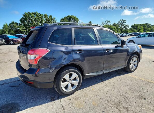 JF2SJAFC3GH442698 2016 SUBARU FORESTER Blue Задня права чверть