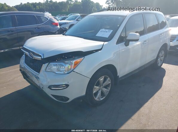 JF2SJAFC5GH510080 2016 SUBARU FORESTER Белый Передняя левая четверть
