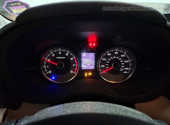 JF2SJAFC7GH556655 2016 SUBARU FORESTER White Instrument cluster view