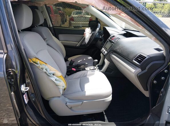JF2SJAFC8GH496028 2016 SUBARU FORESTER Gray Front interior view