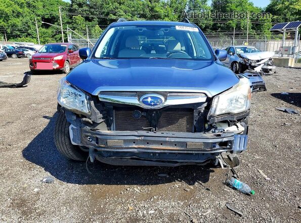 JF2SJAFCXGH447493 2016 SUBARU FORESTER Blue Widok z przodu