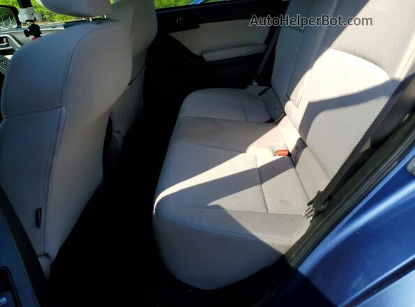 JF2SJAFCXGH447493 2016 SUBARU FORESTER Blue Widok wnętrza z tyłu