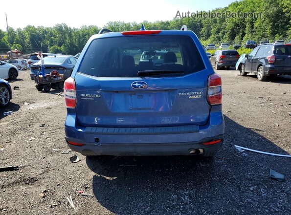 JF2SJAFCXGH447493 2016 SUBARU FORESTER Blue Widok z tyłu
