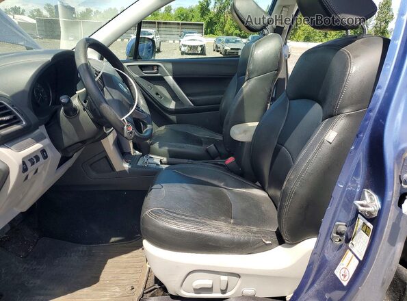 JF2SJAFCXGH510818 2016 SUBARU FORESTER Blue Widok wnętrza z przodu