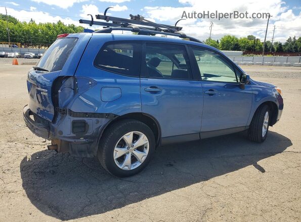JF2SJAFCXGH510818 2016 SUBARU FORESTER Blue Tył prawy