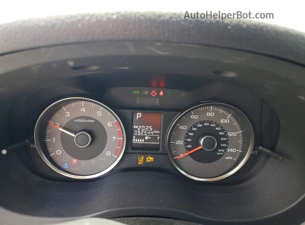 JF2SJAFCXGH510818 2016 SUBARU FORESTER Blue Widok zestawu wskaźników