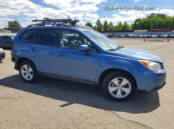 JF2SJAFCXGH510818 2016 SUBARU FORESTER Blue Przód prawy