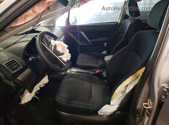 JF2SJAGC0HH570977 2017 SUBARU FORESTER Silver Widok wnętrza z przodu