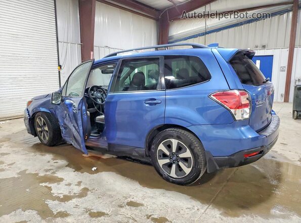 JF2SJAGC0JH423225 2018 SUBARU FORESTER Синий Задняя левая четверть
