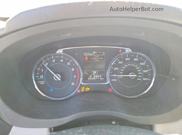 JF2SJAGC0JH575554 2018 SUBARU FORESTER Red Սարքավորումների վահանակի տեսք