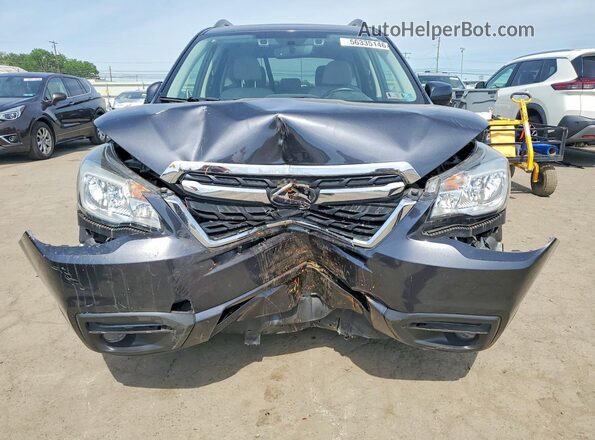 JF2SJAGC2HH536202 2017 SUBARU FORESTER Gray Front view