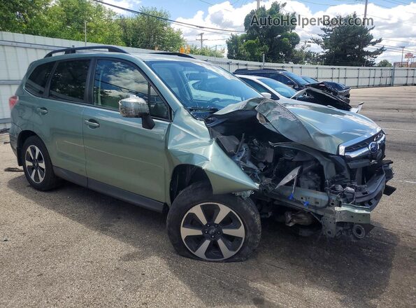 JF2SJAGC2HH572066 2017 SUBARU FORESTER Green 