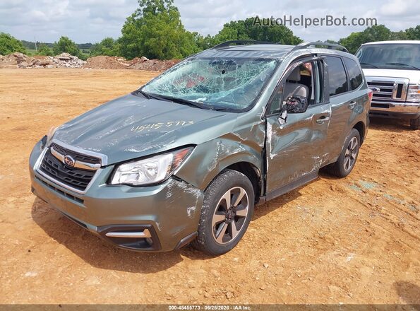 JF2SJAGC2HH579082 2017 SUBARU FORESTER Green Widok z przodu