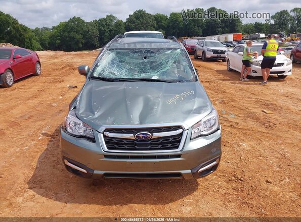 JF2SJAGC2HH579082 2017 SUBARU FORESTER Green Widok wnętrza z tyłu