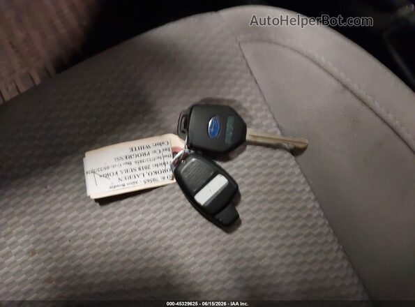 JF2SJAGC2JH495639 2018 SUBARU FORESTER White Widok deski rozdzielczej