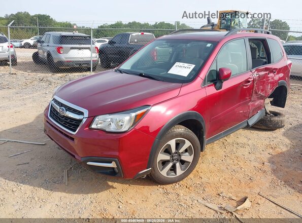 JF2SJAGC2JH509796 2018 SUBARU FORESTER Красный Передняя левая четверть