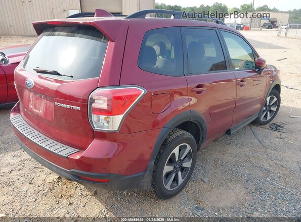 JF2SJAGC2JH509796 2018 SUBARU FORESTER Красный Задняя правая четверть